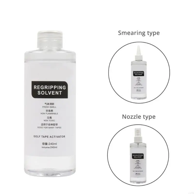 Fast Acting Golf Club Grip Adhesive Solvent Easy Application Dries Quickly During Installation 
