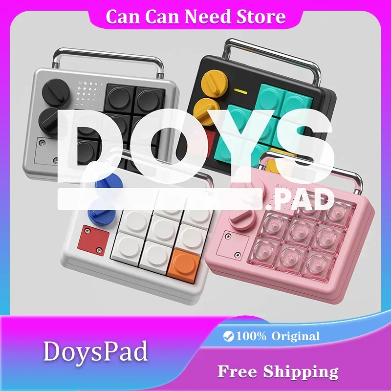 

DEADLINE Studio DOYS Pad DoysPad Wireless Bluetooth 2Mode Mini Keyboard Custom Dual Knobs Hot Swap RGB Gaming Keyboard PC Office