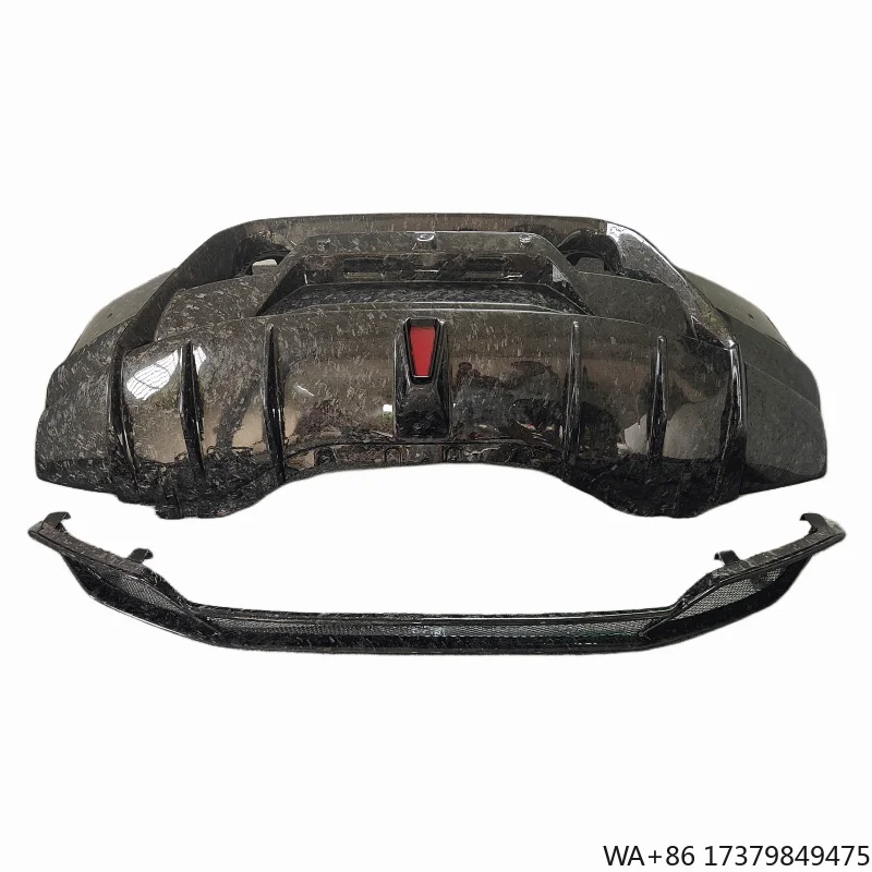 

Used for Lamborghini Huracan LP580/LP610 Upgrade LP640 P Style Forged Grain Rear Bumper Grille Body Kit