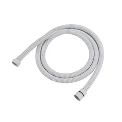 New 1.5/2/3M White Stainless Steel Flexible Shower Hose Long Bathroom Shower Water Hose Extension Plumbing Pipe Pulling Tube