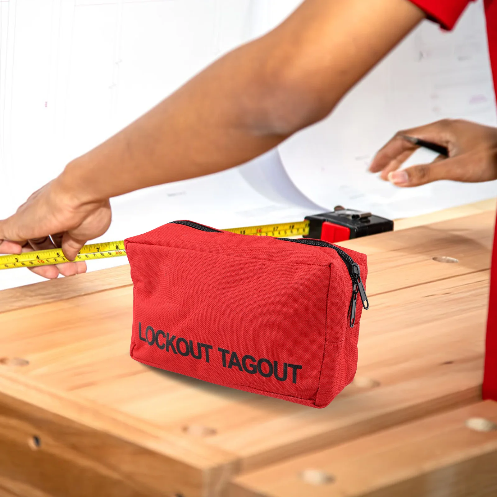 Compact Lock Storage Portable Lock Carrying Bag For Outdoor Activities Lightweight Lock Bag Oxford Cloth Construction