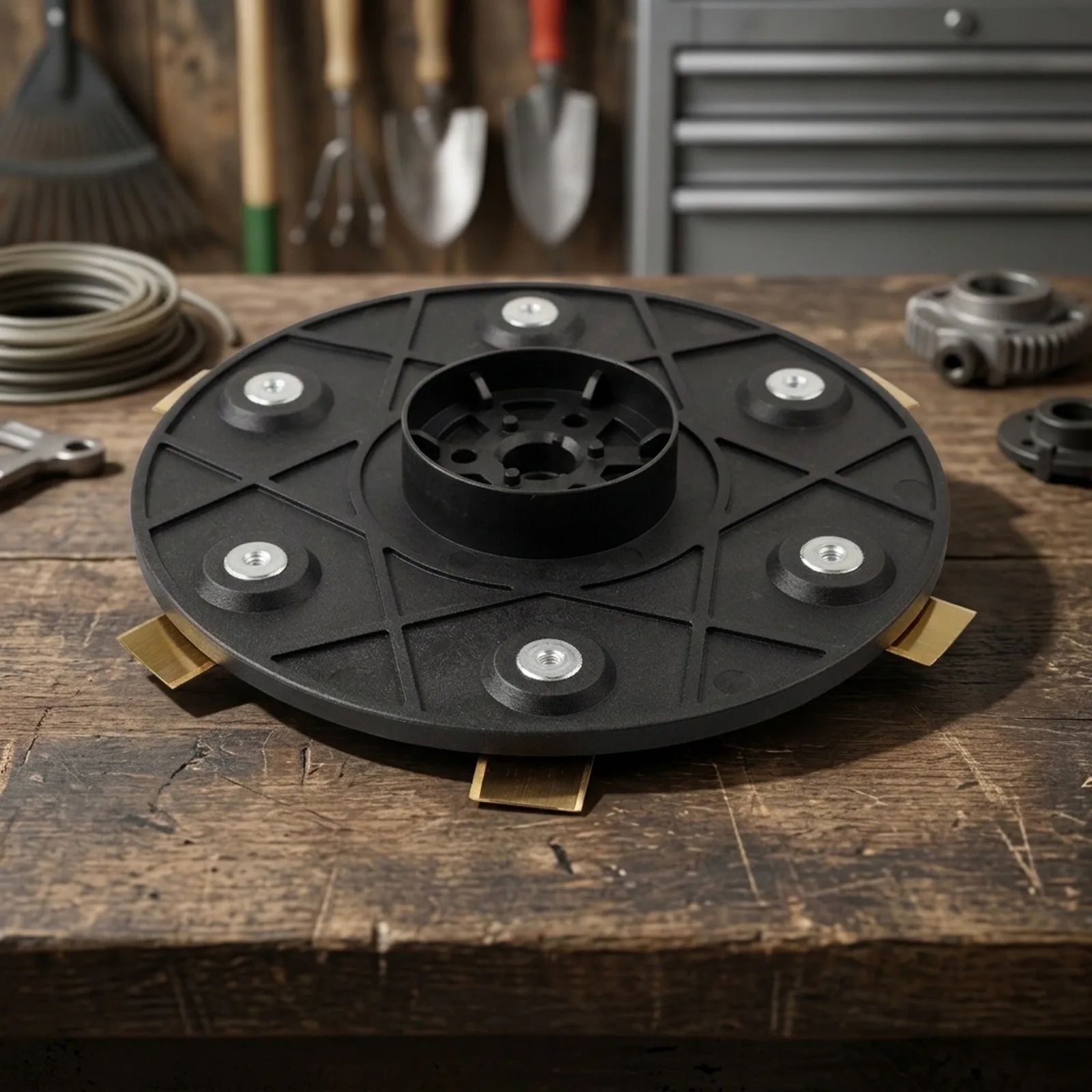 Robotic Lawnmower Enhancement Plate by For BEOS for SILENO For City Model Fiberglass Disc with 3 Additional Cutting Knives