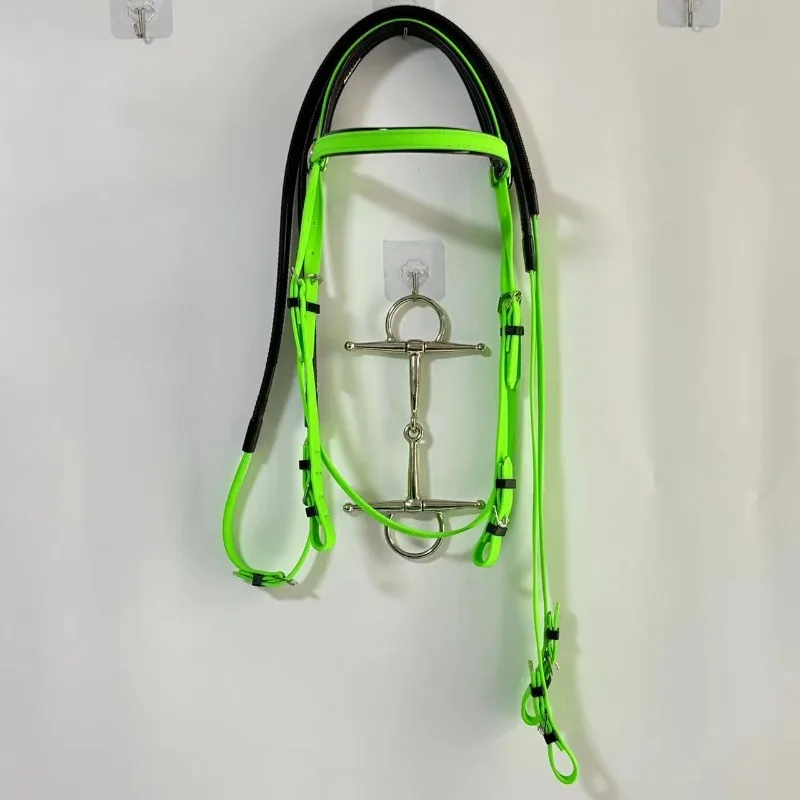 

Water reins with armature leather Winter riding horse lead horse harness accessories