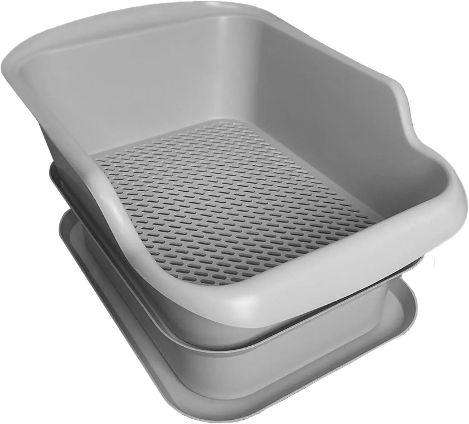 

Wood & Pine Pellet Cat Sifting Litter Box with Large Storage Tray - Easy Clean, Odor Control