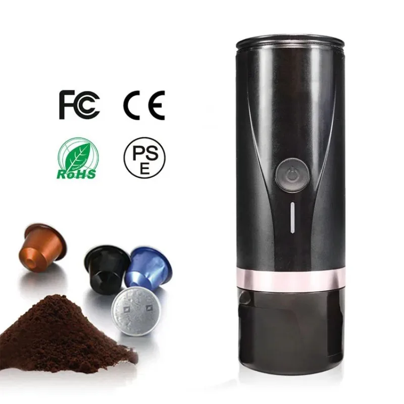 Moka PCM03 Smart Heating Drip Usb Travel Car Portable Espresso Coffee Maker Set Trip Hiking Aluminum for Business OEM 5v 90w