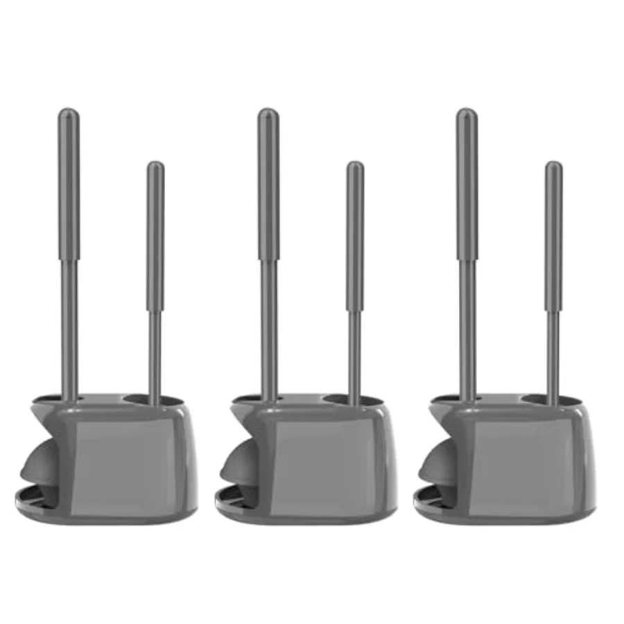 

Набор для унитаза: ёршик и вантуз (3 шт.) для ванной комнаты с держателем, сверхмощный ёршик для унитаза со скрытым держателем