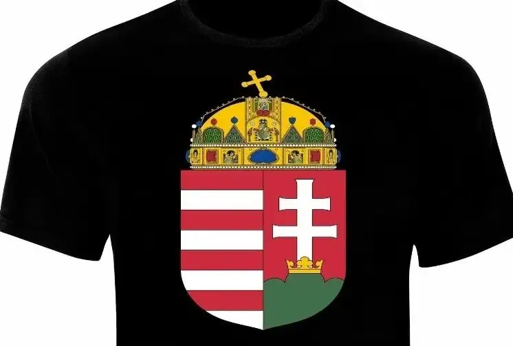

Coat of Arms Of The Hungary Hungarian Arms Flag T-Shirt. Summer Cotton Short Sleeve O-Neck Mens T Shirt New S-3XL