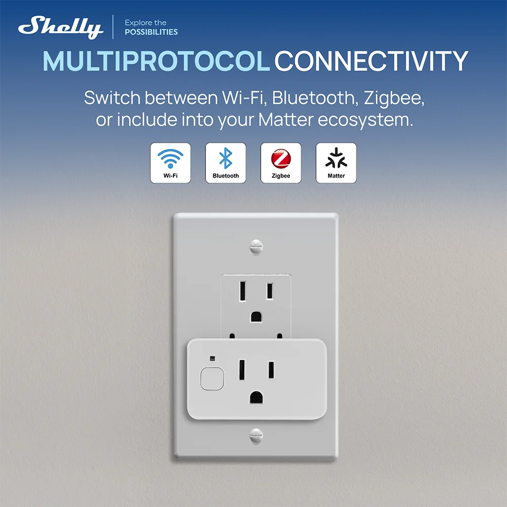 Shelly Plug Us Gen4 Zigbee Certified Matter Compatible Wifi Smart thumbnail 4