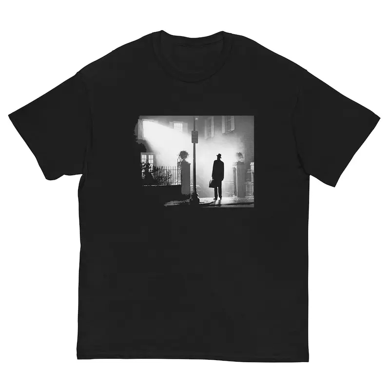 The Exorcist Father's Arrival Unisex T-shirt Fashion Top tee T Shirt Short Sleeve Cotton Men's Crew Neck Printed Tee
