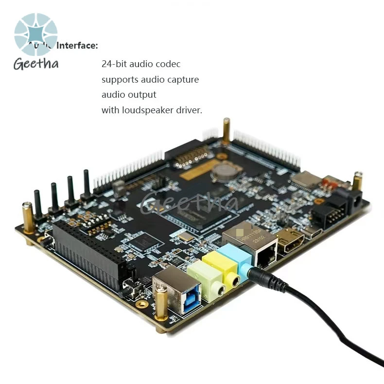 Kit educacional diy fpga placa pcb de demonstração altera cicloneiv ep4ce30 placa de desenvolvimento com ddr2 usb3.0 ttl áudio 1gb-ethernet lvds