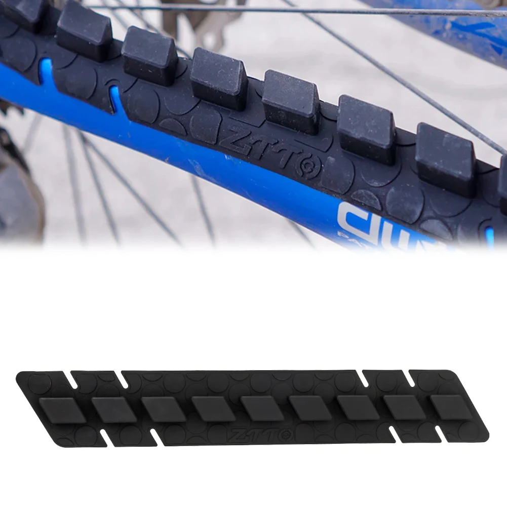Silicone Bicycle Chainstay Protector Pad Chain Protection Sticker Anti Scratch Protector for Mountain Bike MTB Road Bike