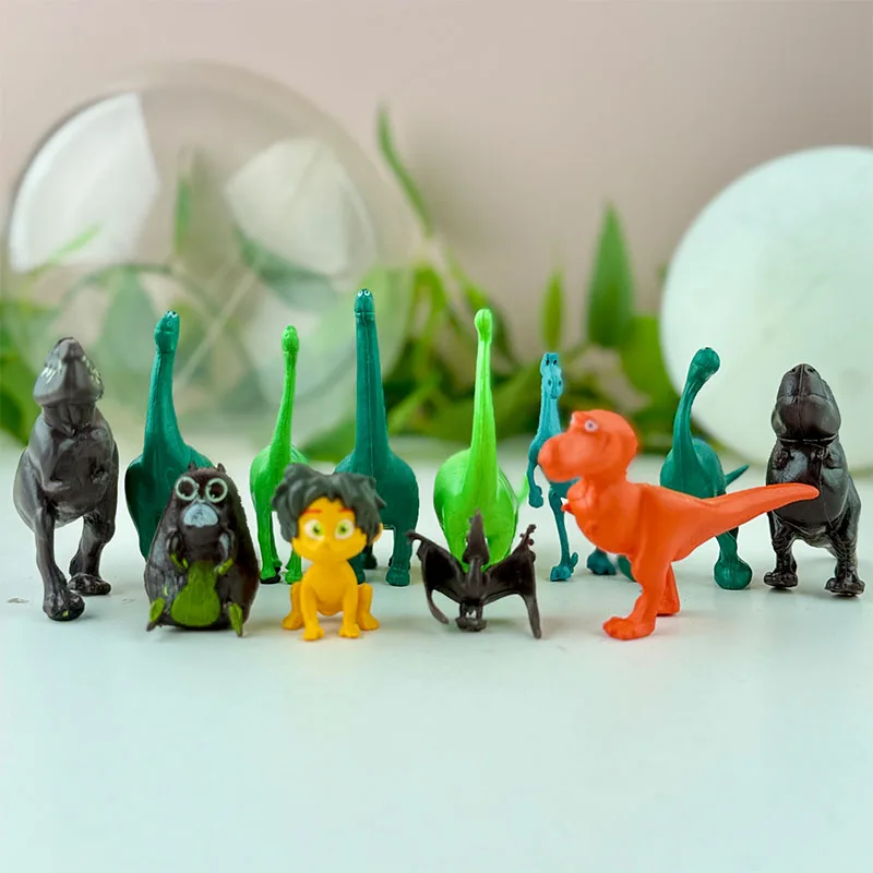

Pixar The Good Dinosaur Figures Toys Set Arlo Spot Dinosaur Figurine Dolls Kids Birthday Gift Cake Decor