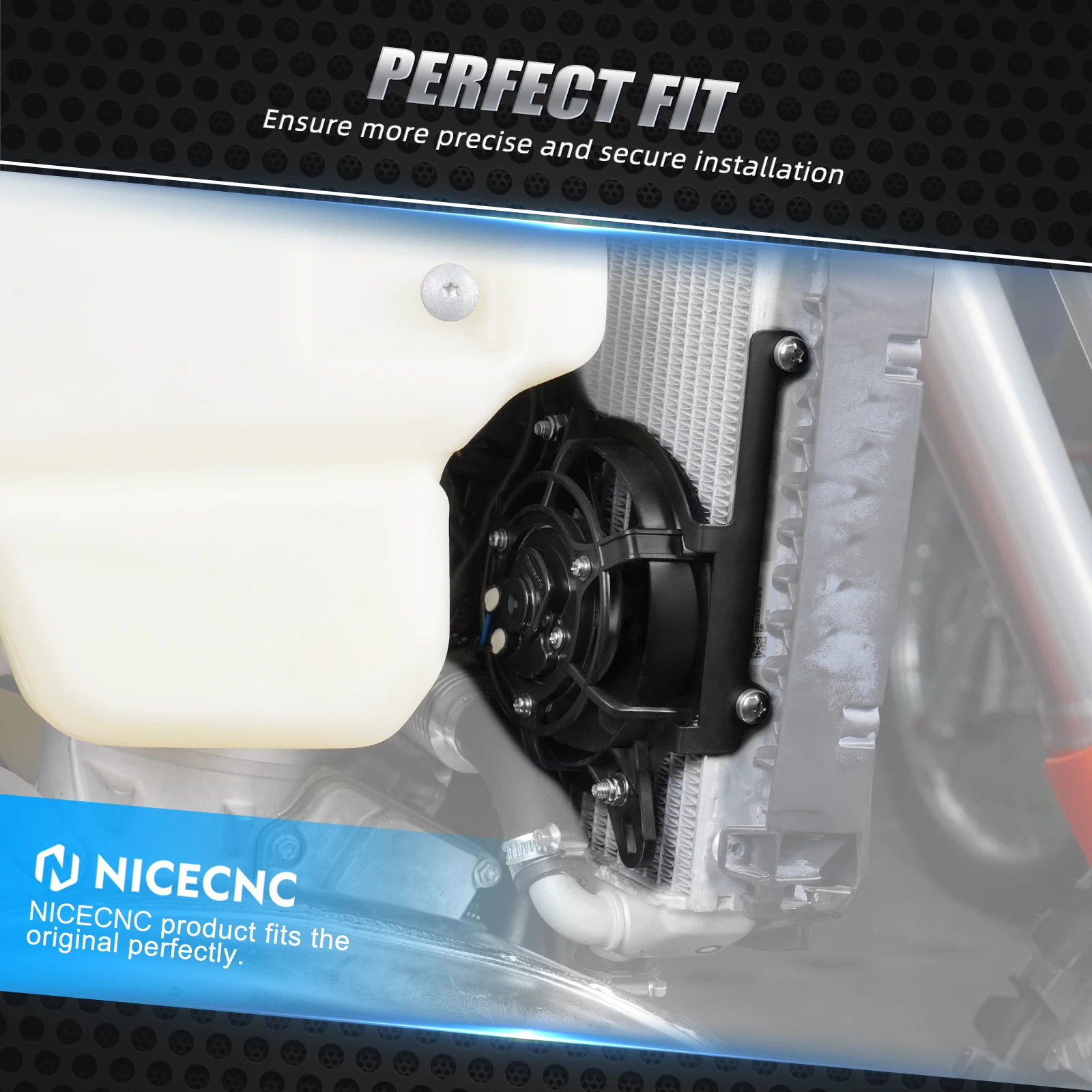 Para 2025 2024 GasGas EC 300 EC 250 Kit de soporte de ventilador de refrigeración de radiador EC EX MC 125 250 300 250F 350F 450F ECF ES 350 500 EW500F