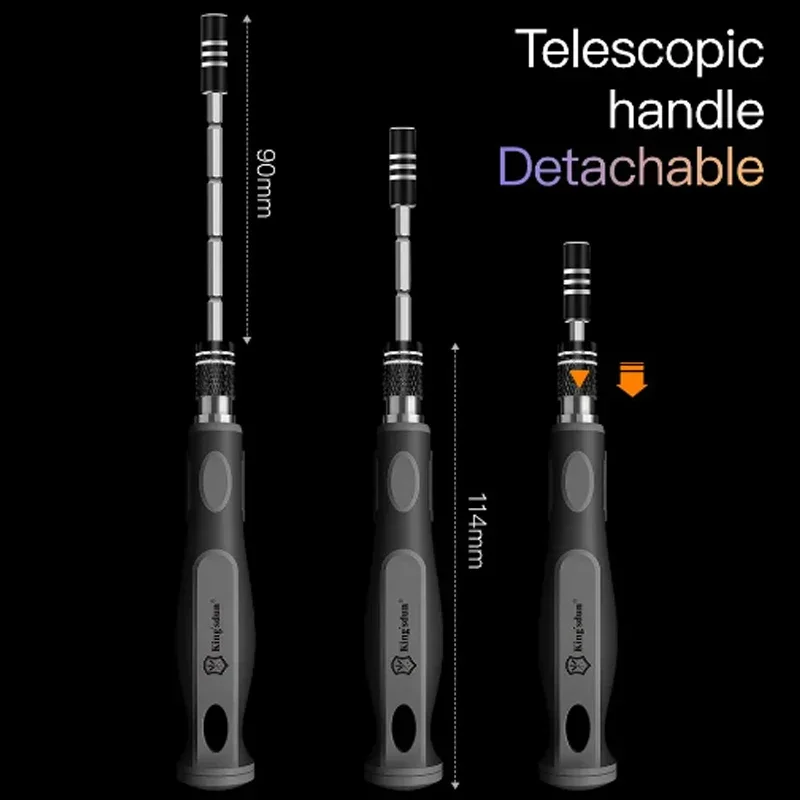 New 32 In 1 Screwdriver Set Precision Magnetic Screwdriver Bits Kit Removable Telescopic Screwdriver Home Toolbox