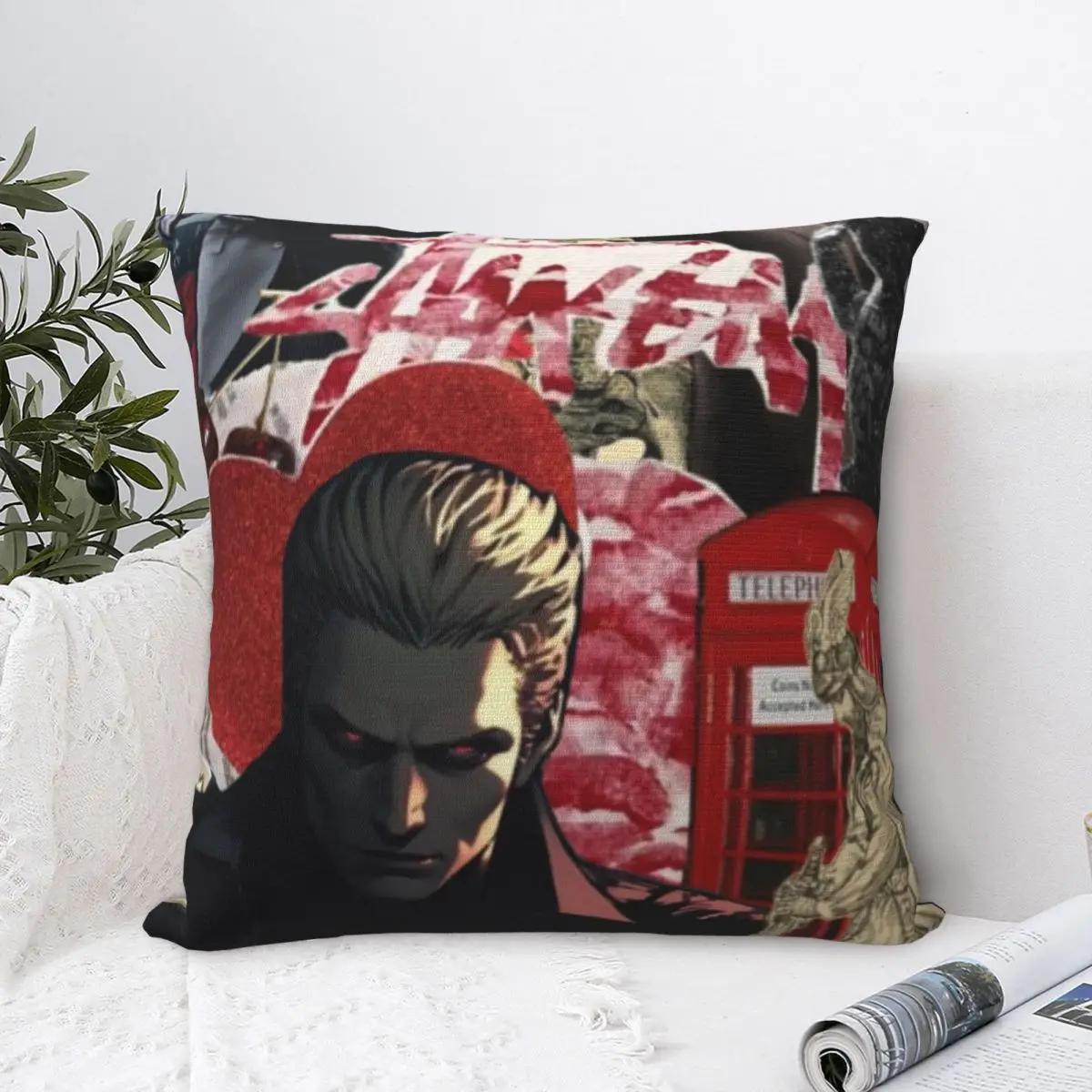 Decorative Pillowcase Albert Wesker Product Home Pillow Case Cover Zipper Multiple Sizes Wholesale