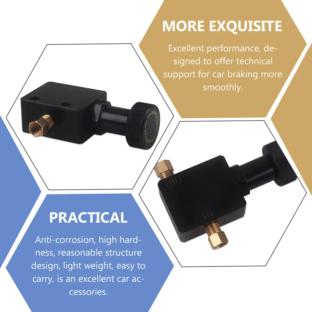 Bloqueio de freio controle universal regulador de pressão do carro proporcional linha ajustável manual hidráulico