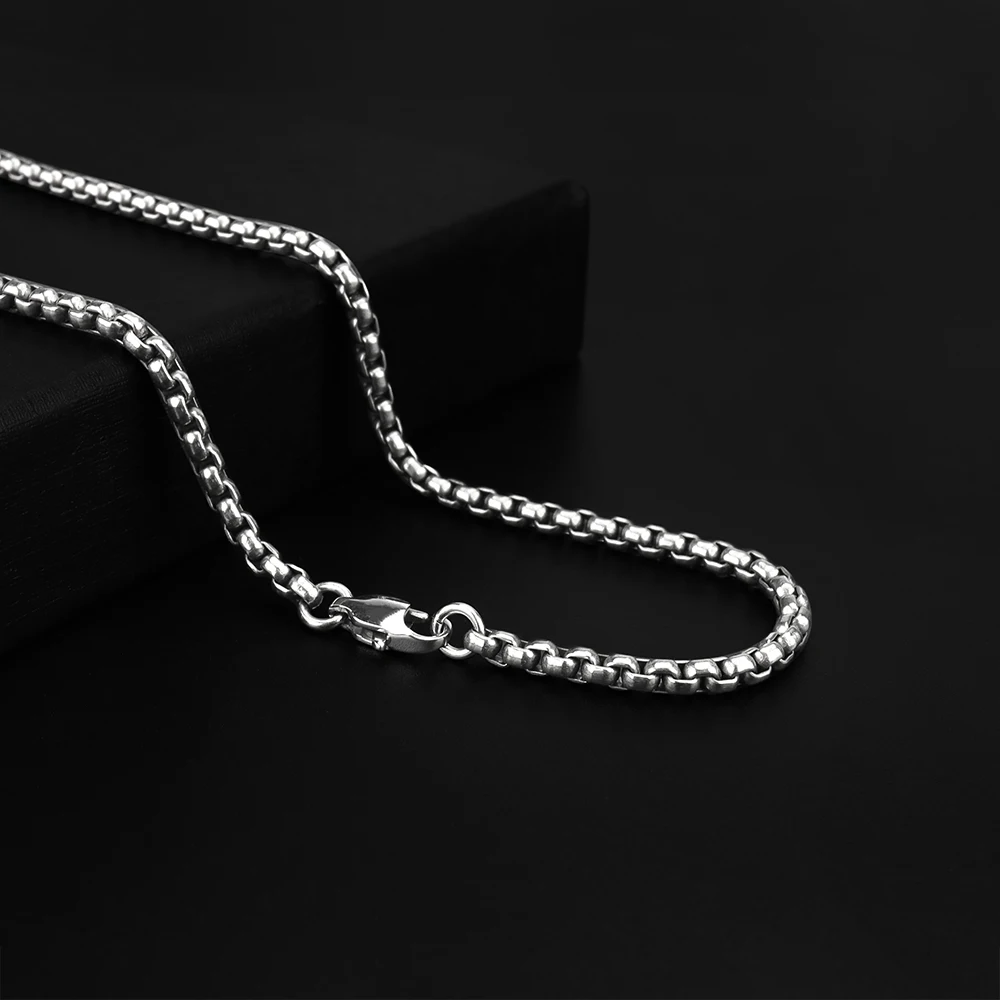 Light Weight Titanium Alloy Chain Cuban Chains Chokers Necklace For Mens Fashion Jewelry Outdoor Tool