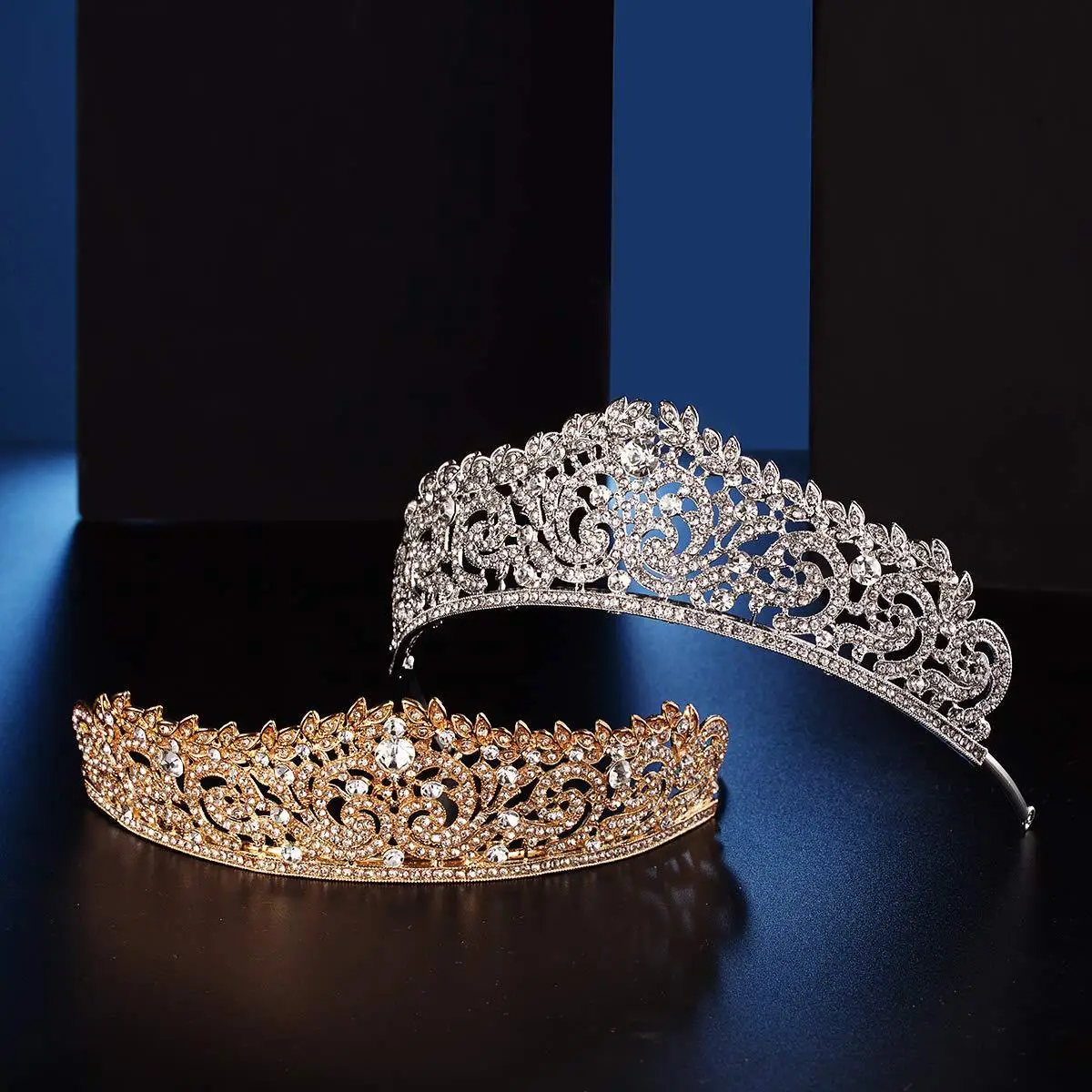 عقال تاج العروس إكسسوارات الشعر تاج سبيكة بسيطة اكسسوارات الزفاف عقال عقال تاج الأميرة