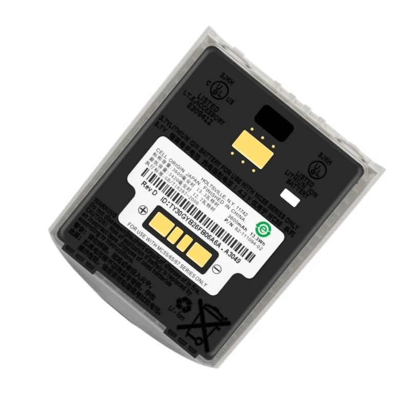 100% New 3.7V 3600mAh High Quality Battery 82-111094-02 for Zebra MC659B MC5590 MC67NA MC55A0 MC55E0 MC55A Replacement Battery