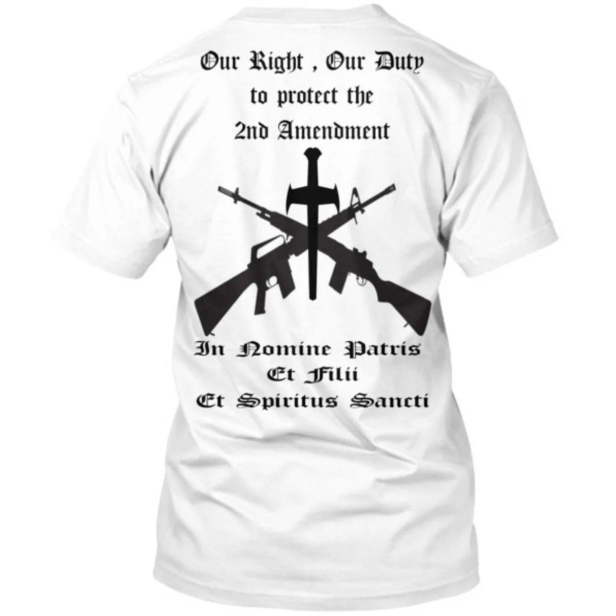 We The People 2nd Amendment T-Shirt 100% Cotton O-Neck Short Sleeve Summer Casual Mens T-shirt Size S-3XL