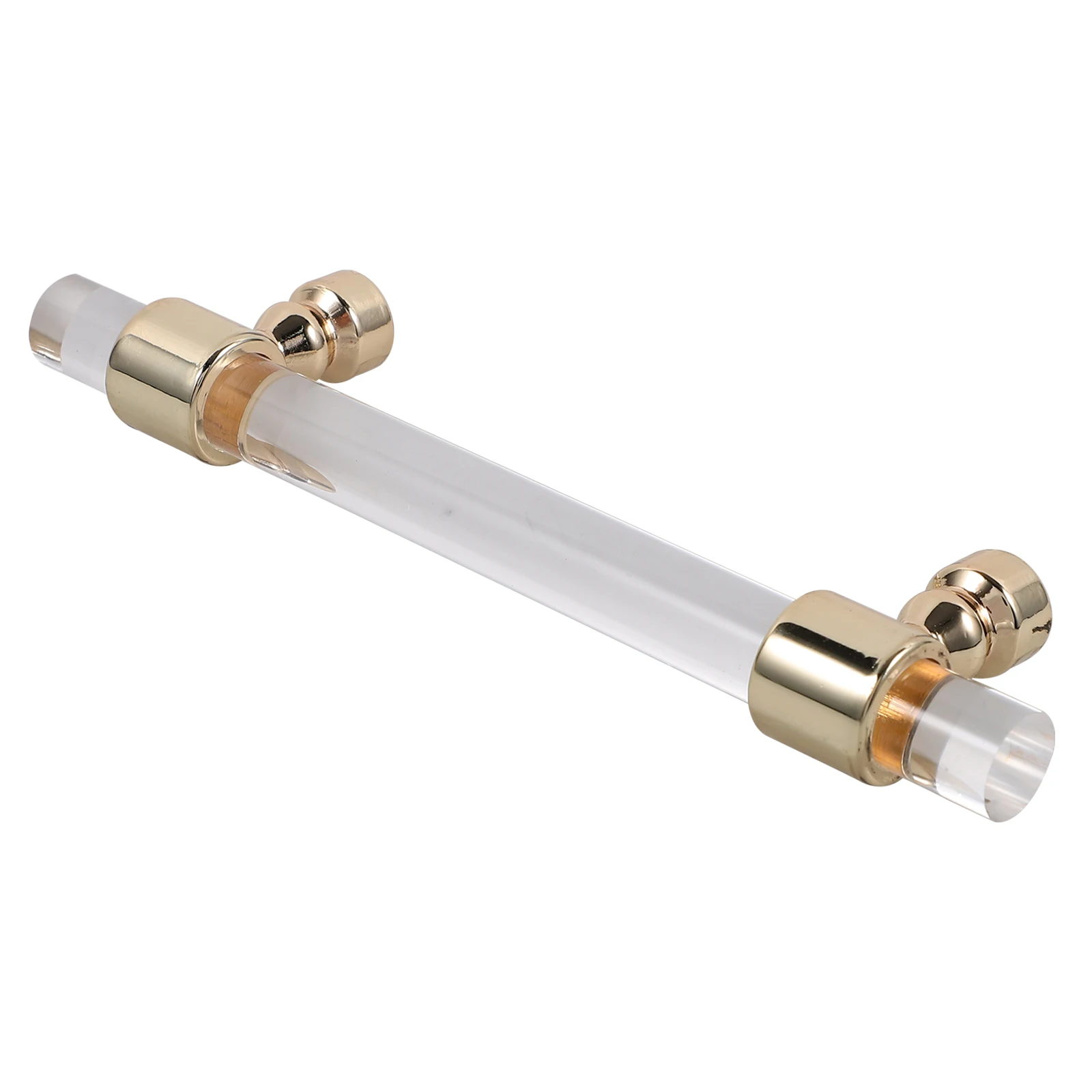 

Sturdy Kitchen Door Handles Cabinet Pulls Durable Furniture Drawer Grip Home Office Space-Saving Smooth Rounded Surface
