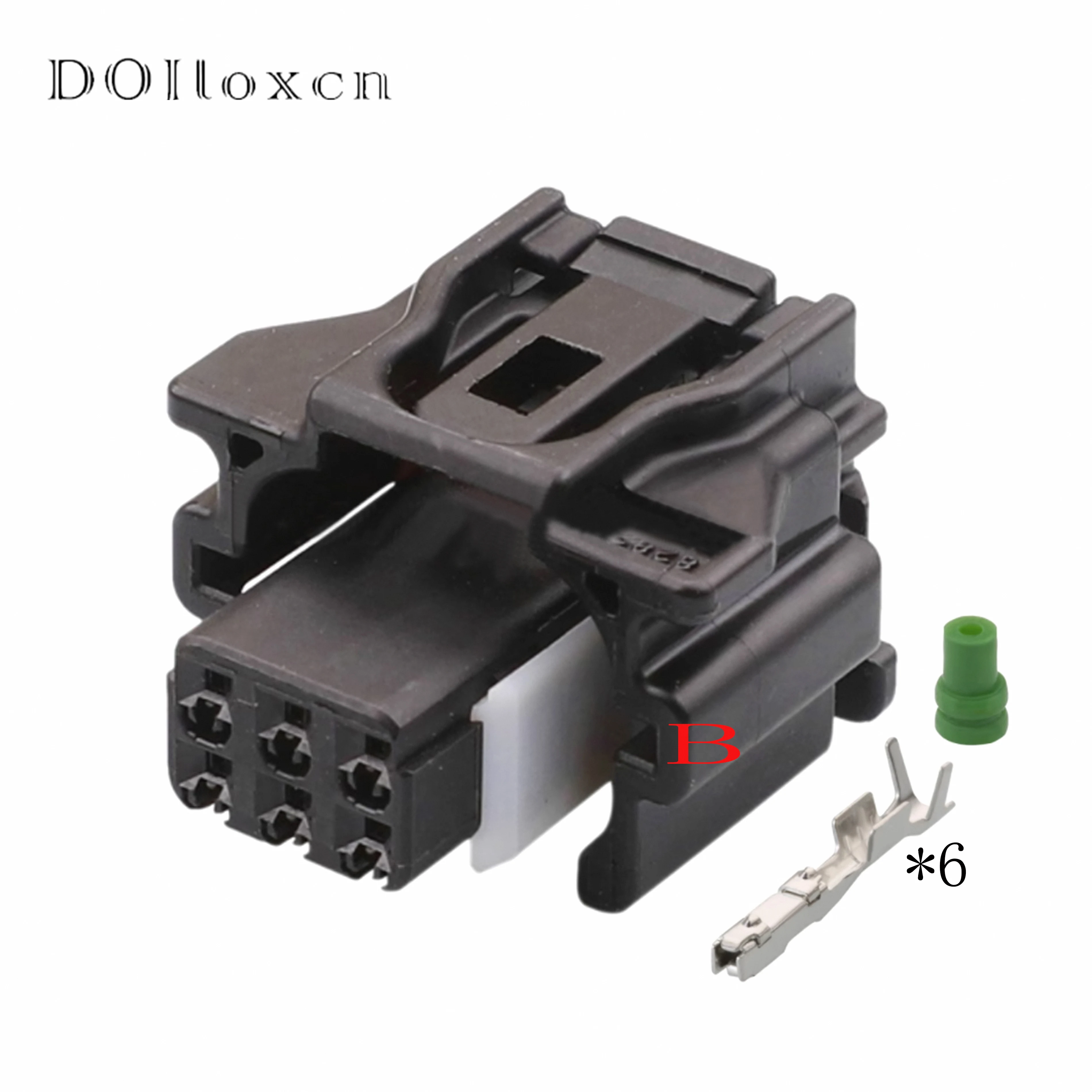 6 Pin 6189-7428 82824-78020 Car Reversing Camera Reversing Radar Connector Female Plug 90980-12790 90980-12A59 For Lexus Toyota