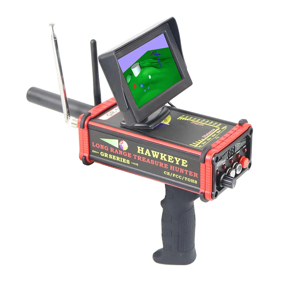 HAWKEYE GR-1000 Plus Underground Metal Detector GR1000 Plus Gold Silver Copper Diamond Detector Finder Hunter