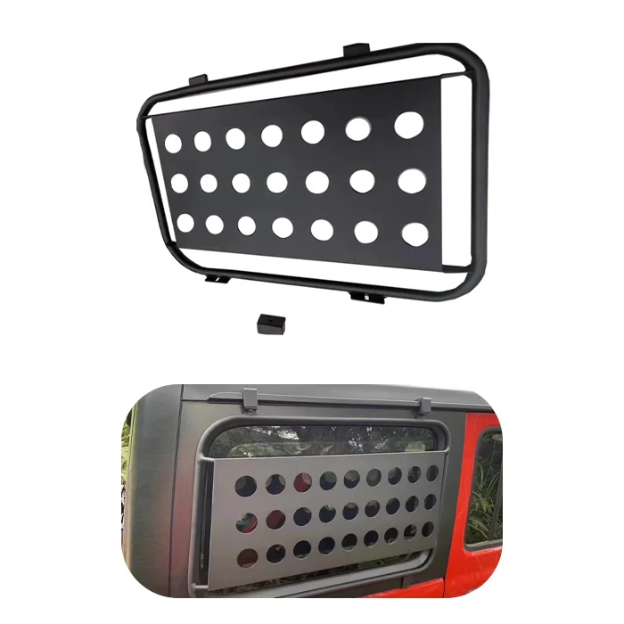 

Панель Molle заднего бокового окна для Jeep Wrangler JL 2018+, внешние детали, модульная система стеллажа для хранения, подвесная сумка, расширительные стойки