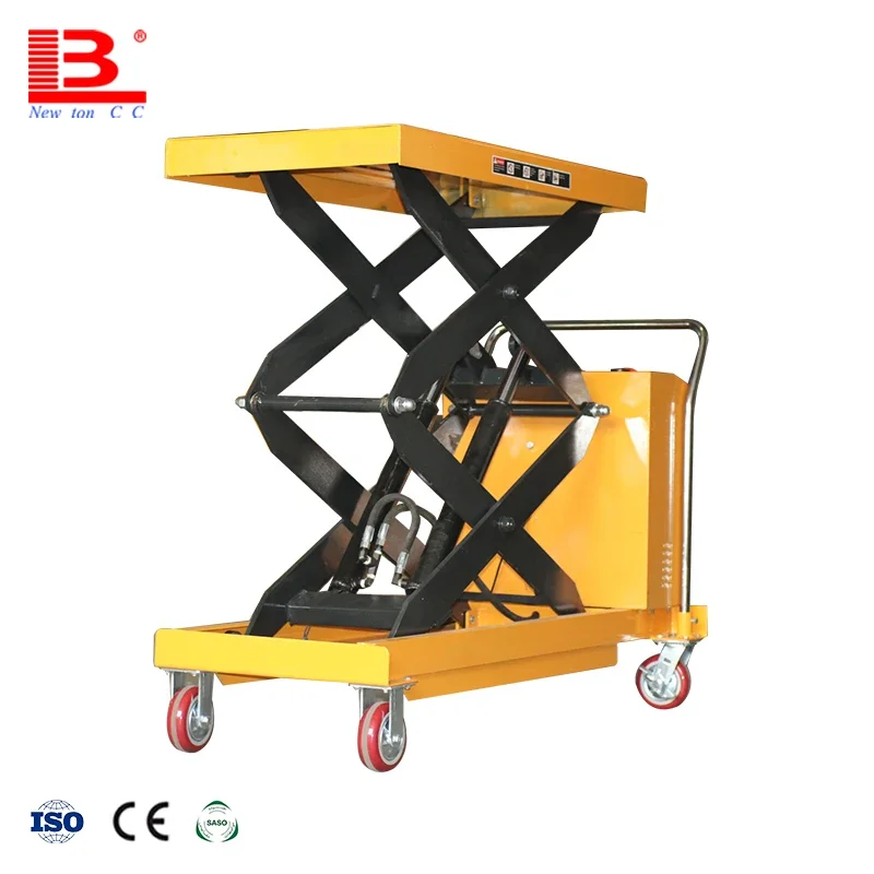 1000kg heavy lifting mini platforms cheap price lifting height 1.7m hydraulic electric lift table for sale