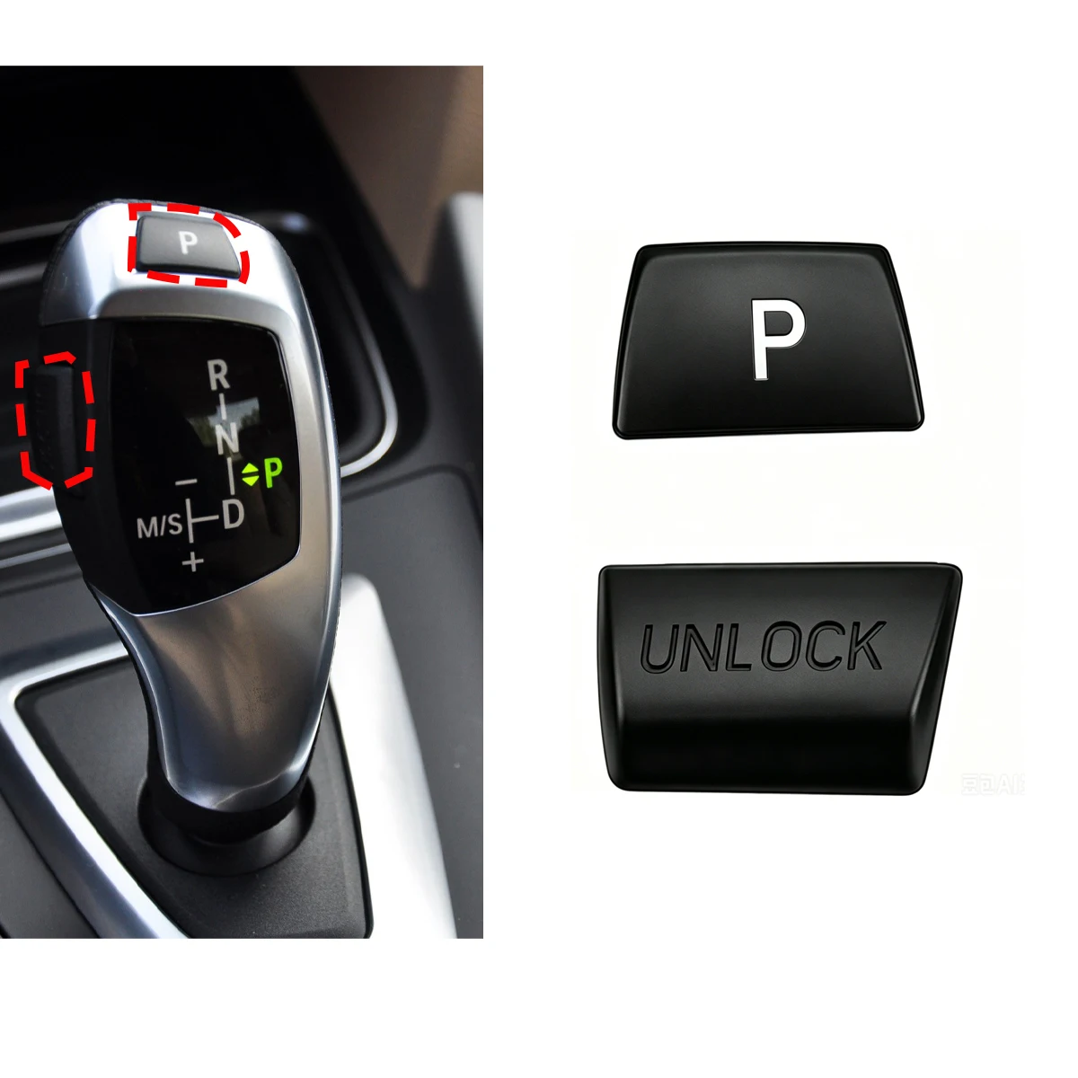 Black Car Center Sport Eco Drive Mode Switch PDC DSC Off Warning Light Button Trim Sticker For BMW F20 F22 F30 F31 F34 F32 F36 - view 6