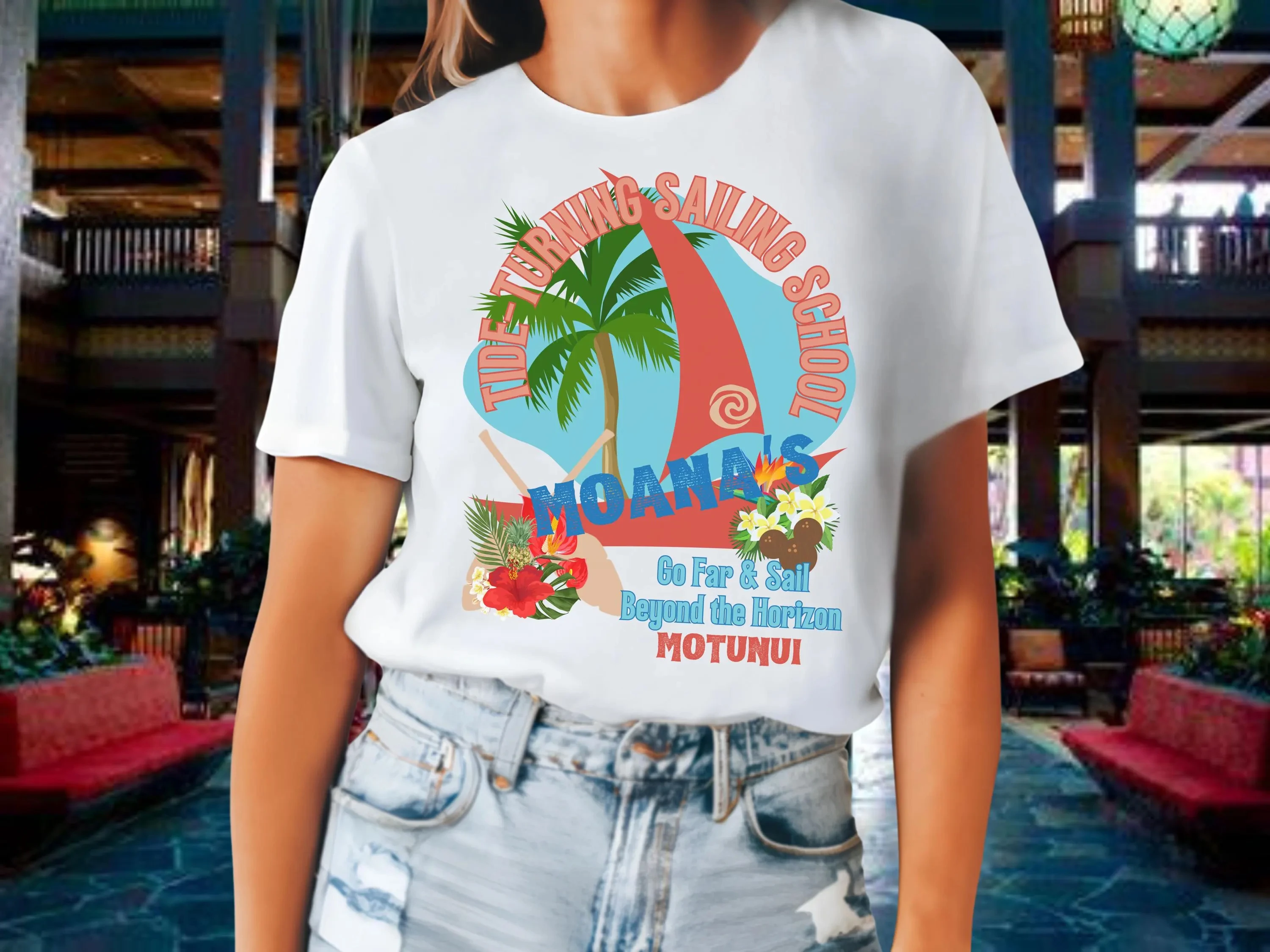 

Рубашка в стиле Моаны Диснея Рубашка в полинезийском стиле Диснея Моана Subtle Disney Girls Trip Shirt