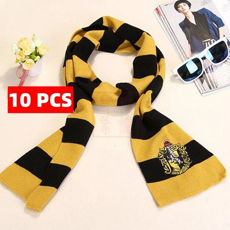 10 pcs /1pcs Adult Children Harris scarf Cosplay ornament Set Magic School Men\'s Women\'s Wizardry Scarf
