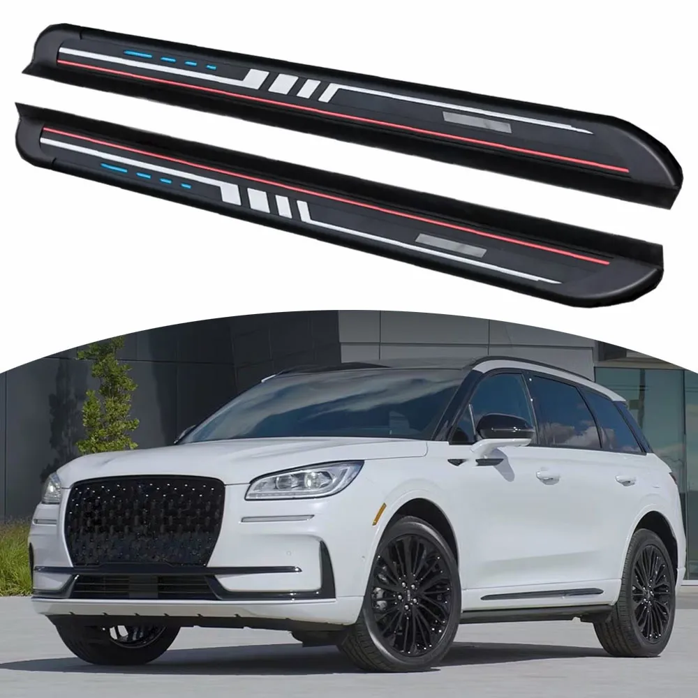 

2 шт., боковые шаги, подходят для Lincoln Corsair 2020-2025, фиксированные педали, Nerf Bars