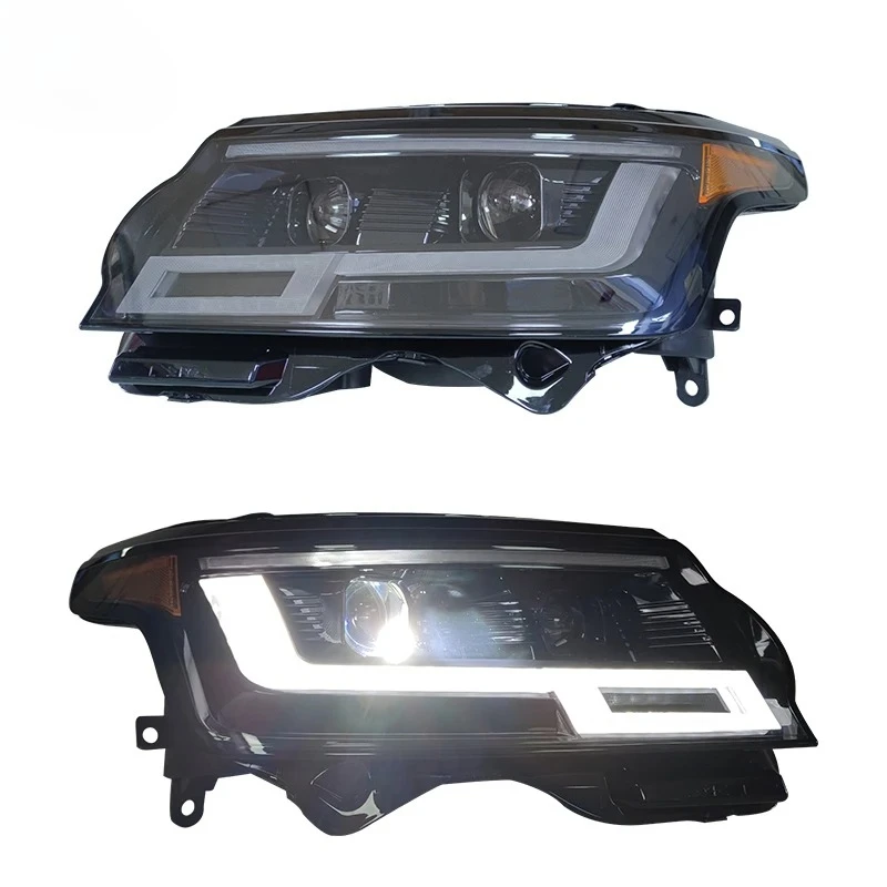 

For Land Rover Vogue L405 Range Rover 2014 2017 Headlight Upgrade LED 2023 Laser Headlight Car Accessories DRL Head Front Light
