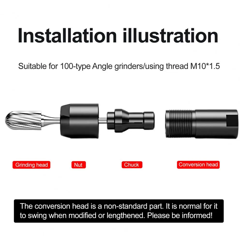 

Высокоскоростной вибростойкий адаптер, универсальный комплект адаптеров для шлифовальной машины, универсальная угловая шлифовальная машина для прямой шлифовальной машины 3 мм/6 мм