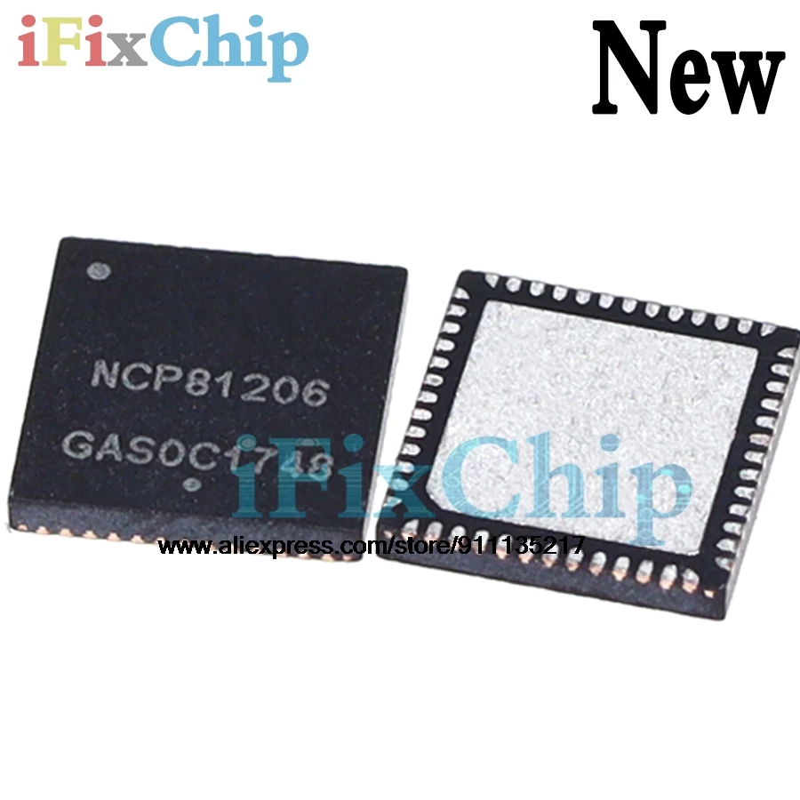 (5piece)100% New NCP81206 PCP81206 NCP81206MNTXG QFN-52 Chipset