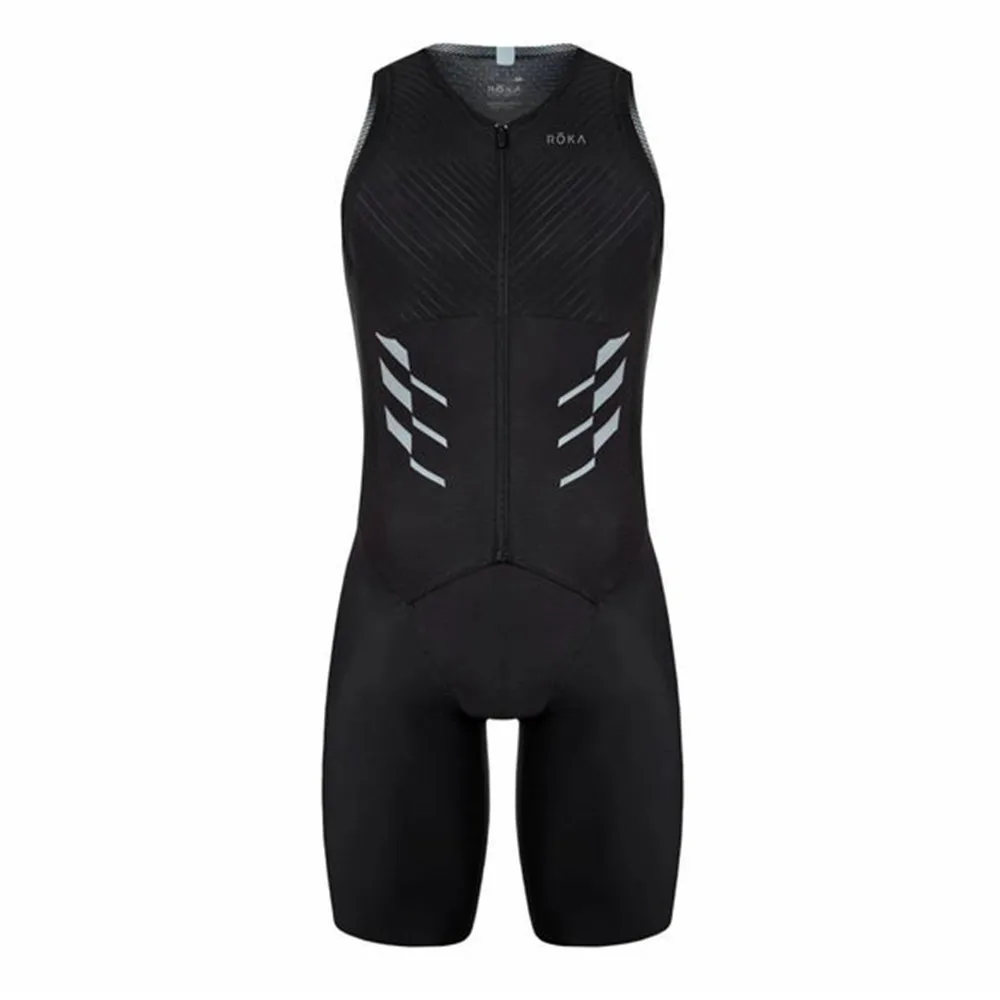 Roka Triathlon Men\'s Sleeveless Swimming And Running Sportswear Bodysuit Outdoor Tights Skin Suit 2022 New