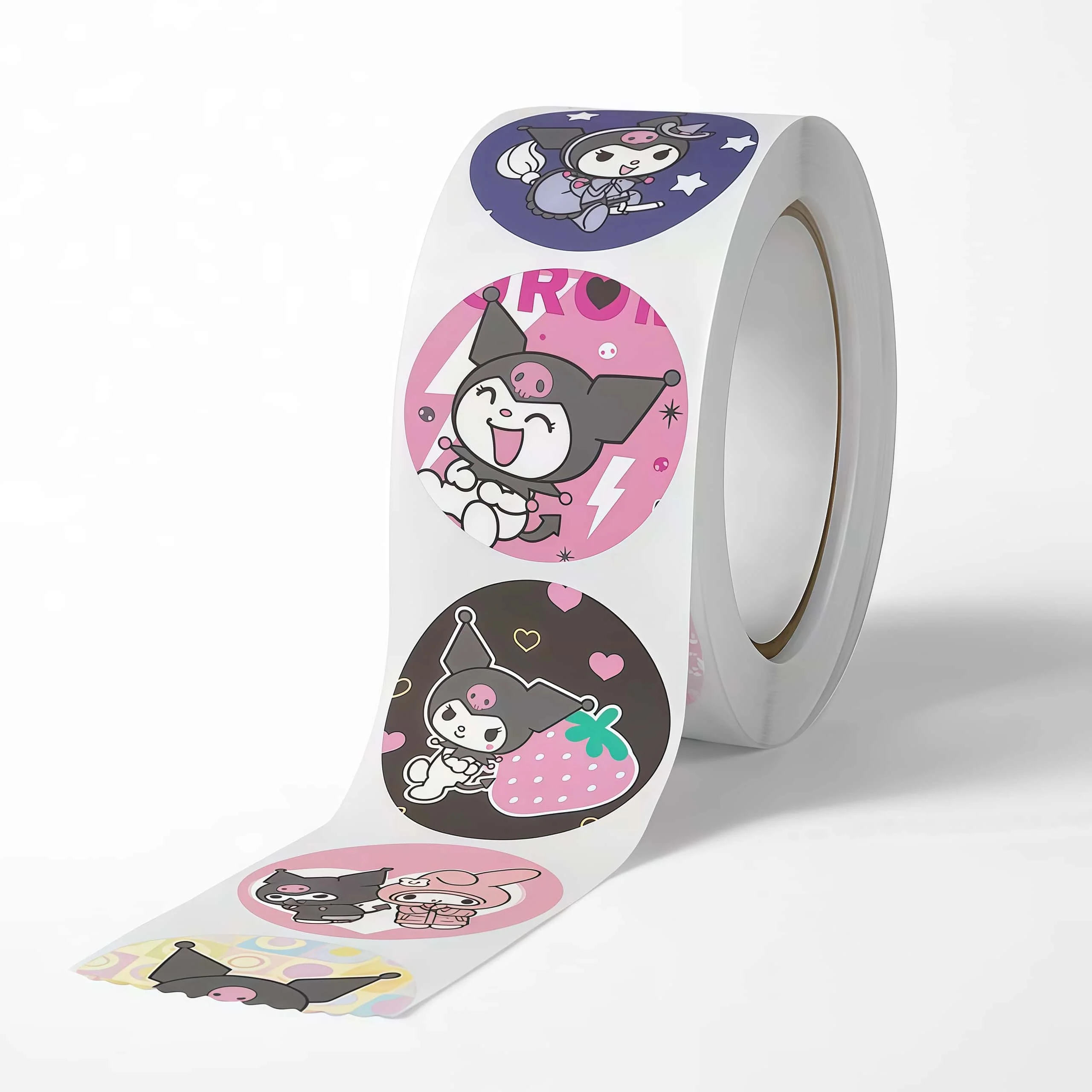 500 قطعة/لفة ملصقات كورومي لفة ملصقات زخرفية كرتونية لطيفة لمجلة سكرابوكينغ والهاتف المحمول هدية ذاتية الصنع #5