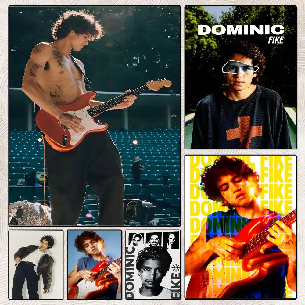 1pc Singer D-Dominic Fike Poster Decorative Wall Art Stickers Mural For Home Living Room Hallway Decor Gift