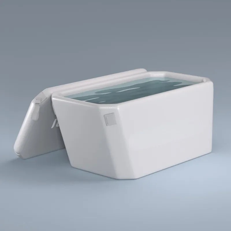 Angled Ice Bath Tub Portable PVC Cold Plunge Tubs Inflatable Ice Bathtubs for Cryotherapy Athletes Recovery