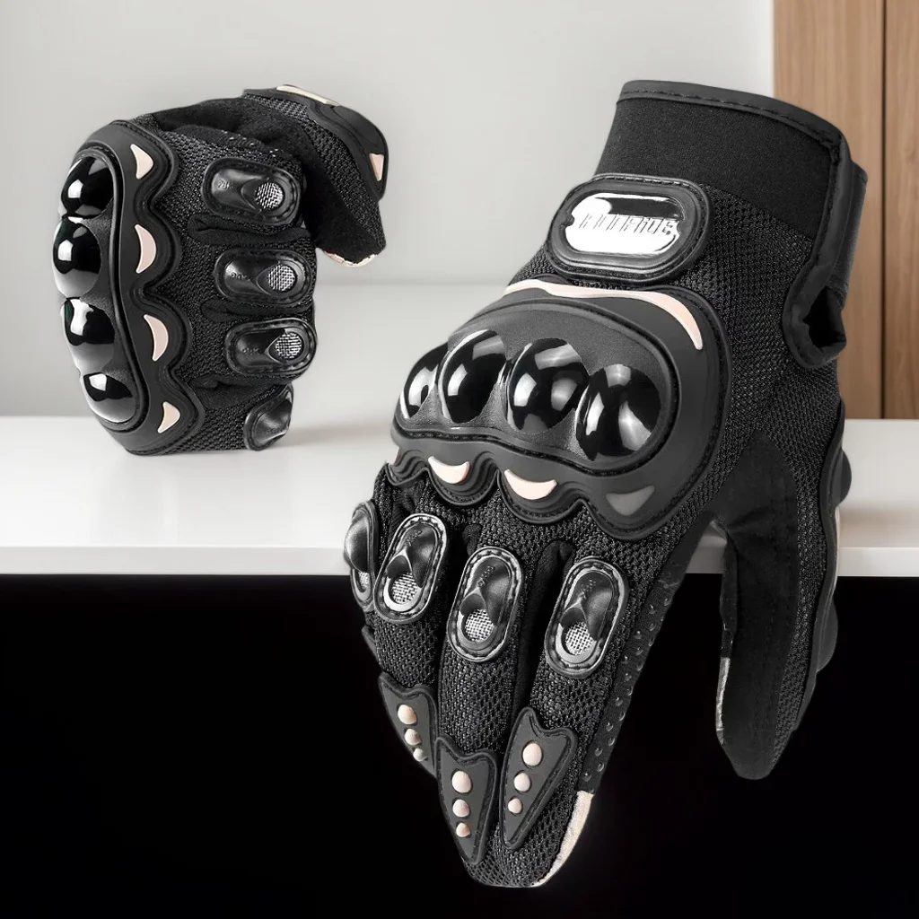 

Летние мотоциклетные перчатки — дышащая жесткая защита суставов с сенсорным экраном для мужской езды на велосипеде по бездорожью