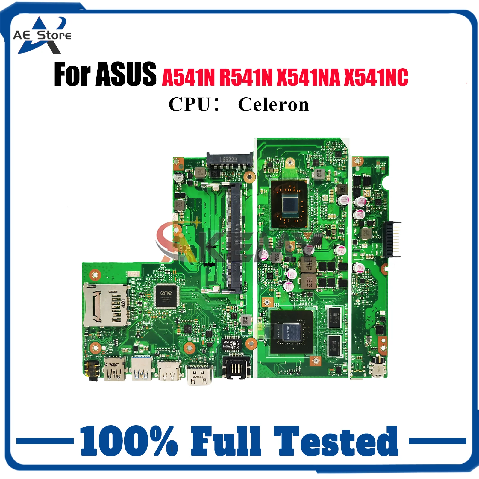 

X541NC Материнская плата для ноутбука ASUS VivoBook X541NA F541N A541N A541N X541NC R541N X541N Материнская плата для ноутбука с процессором Celeron stk