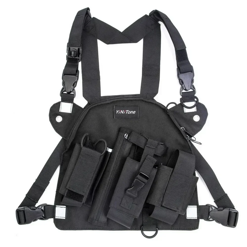 

Radio Chest Harness Bag Pocket Pack Holster for Two Way Radio