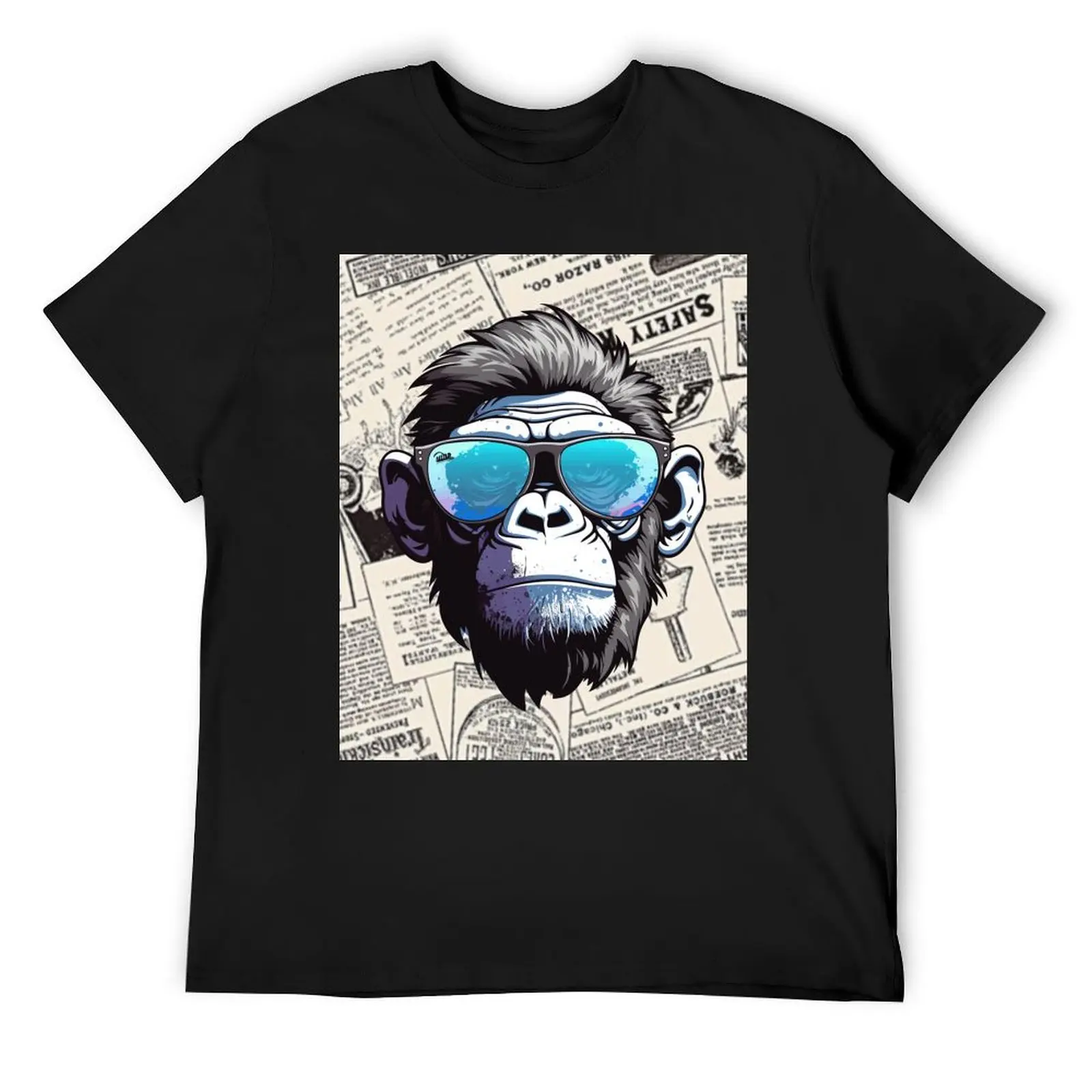 

Monkey T-Shirt summer tops man clothes sweat graphic t shirt vintage t shirts for men pack