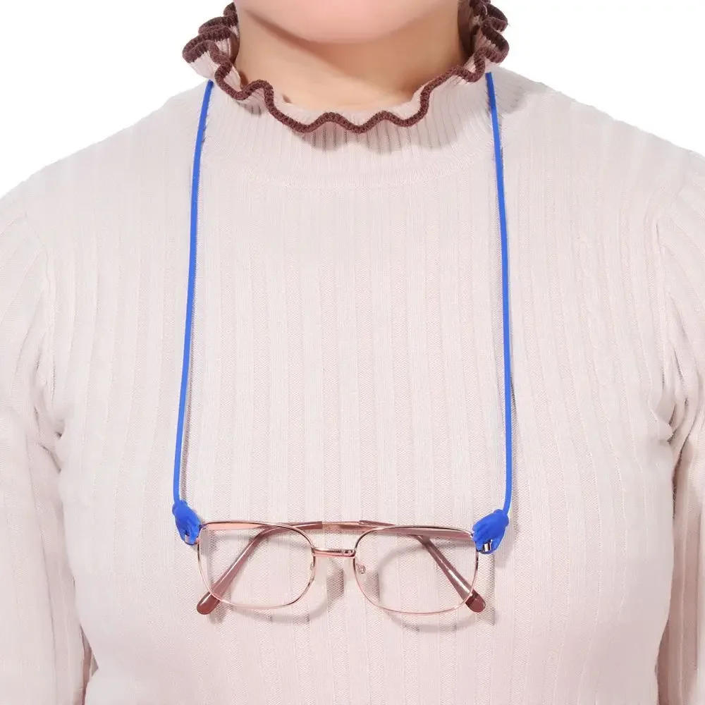

Glasses Rope Anti-Slip Glasses Lanyard Men Sunglasses Band Women Glasses Chain Eyewear Cord Holder Silicone Eyeglasses Strap