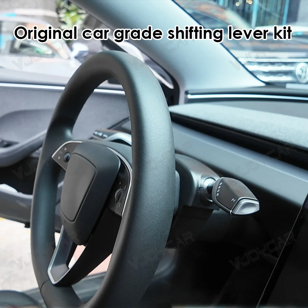 Vjoycar Model X S Physical Gear Shifter Lever for Tesla New 2024 Model 3 Turn Signal Stalks Car Handle Gear Lever Control