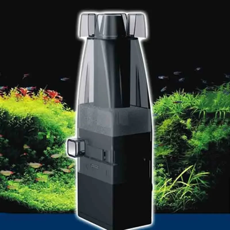 Fish Tank Skimmer Koi Pond Internal Hydro Tank Filter Black Media Shrimp Tubo Acuario Aqwarium Accessories