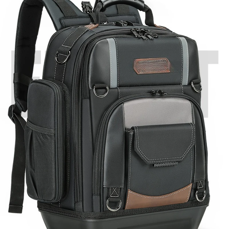 

Backpack: Sturdy and durable tool bag, electrician's ladder, portable multi-functional repair bag storage