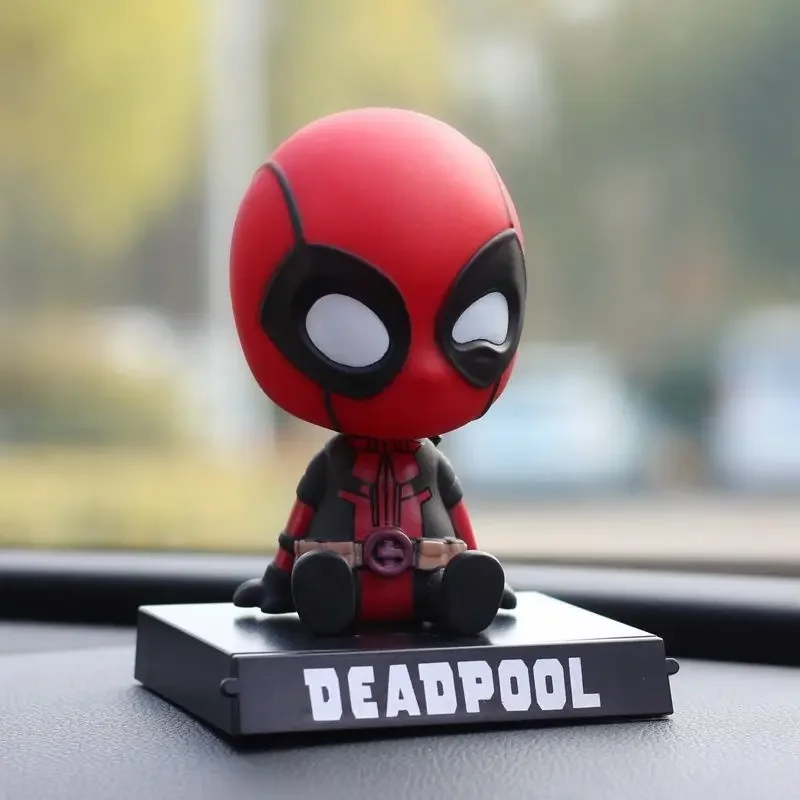 Marvel car center console decorative accessories Spiderman Hulk personalized creative desktop ornaments Avengers bobblehead doll