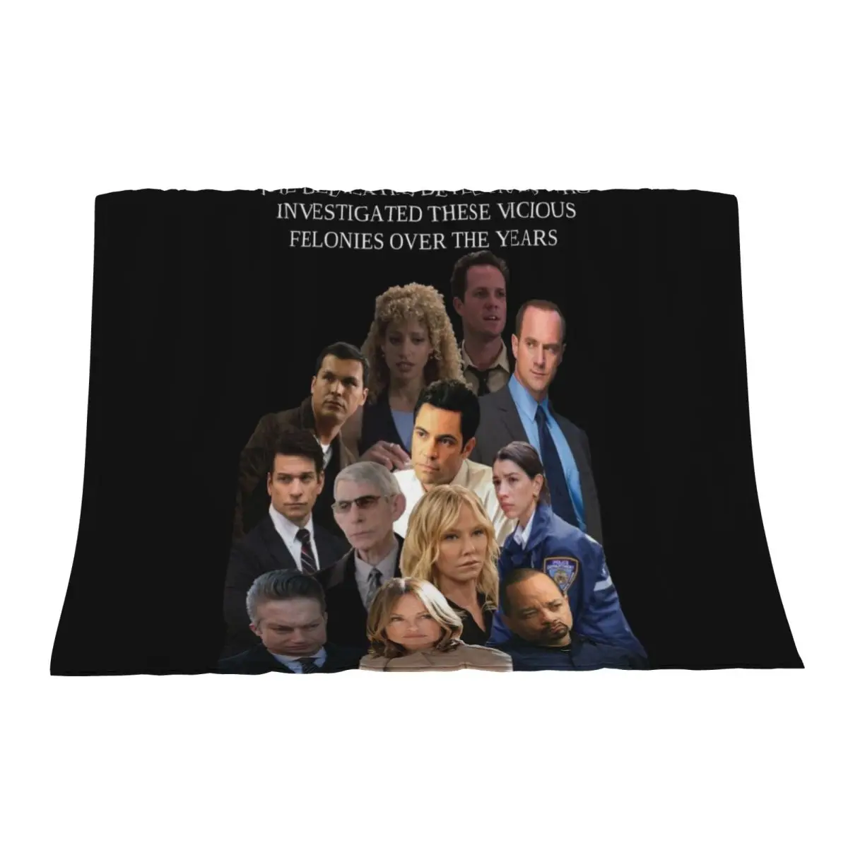 

SVU Dedicated Detectives Throw Blanket Luxury Thicken Bed Fashionable Hair Blankets